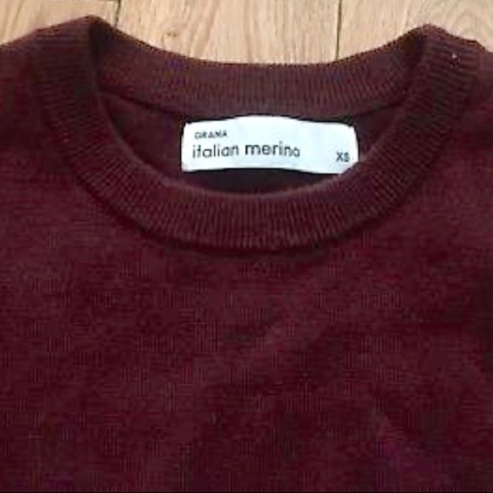 Grana 100% Italian Merino Wool Sweater XS